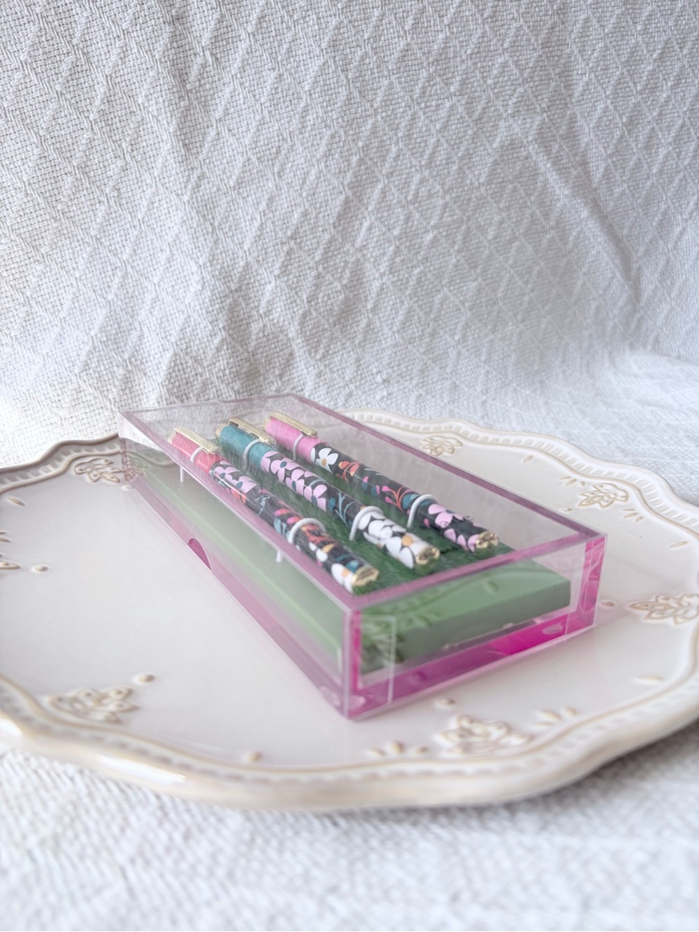 kate spade New York "Fall Floral" Pen and Tray Set - Picture 3 of 9